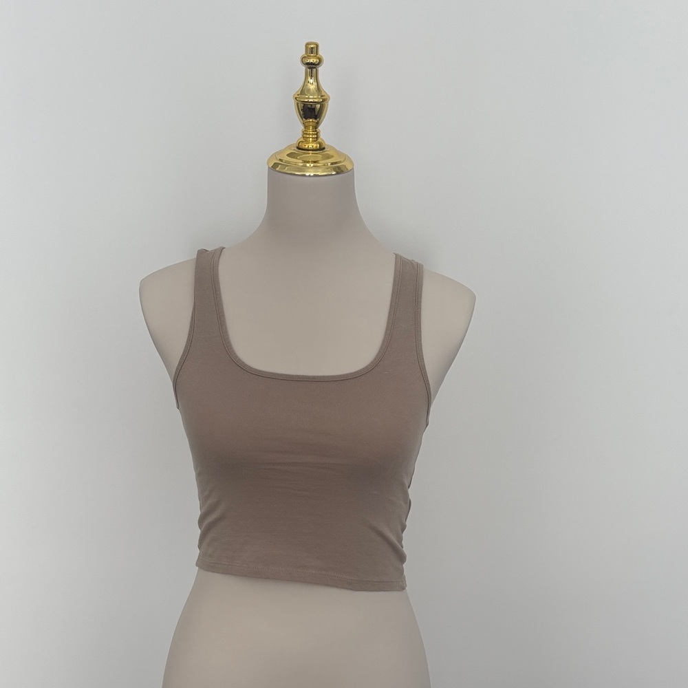 H&M Brown Crop Top